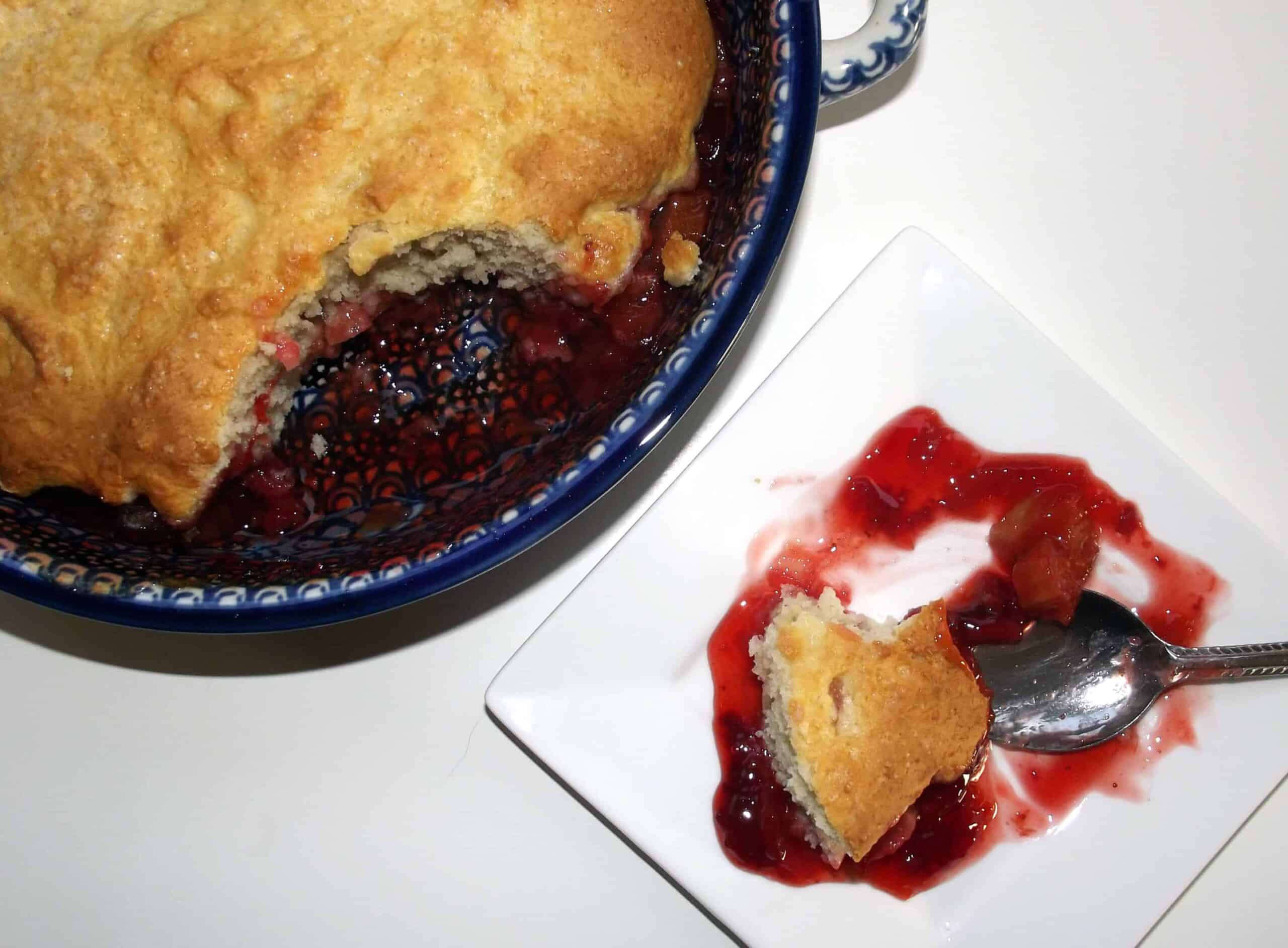 Strawberry-Rhubarb Grunt