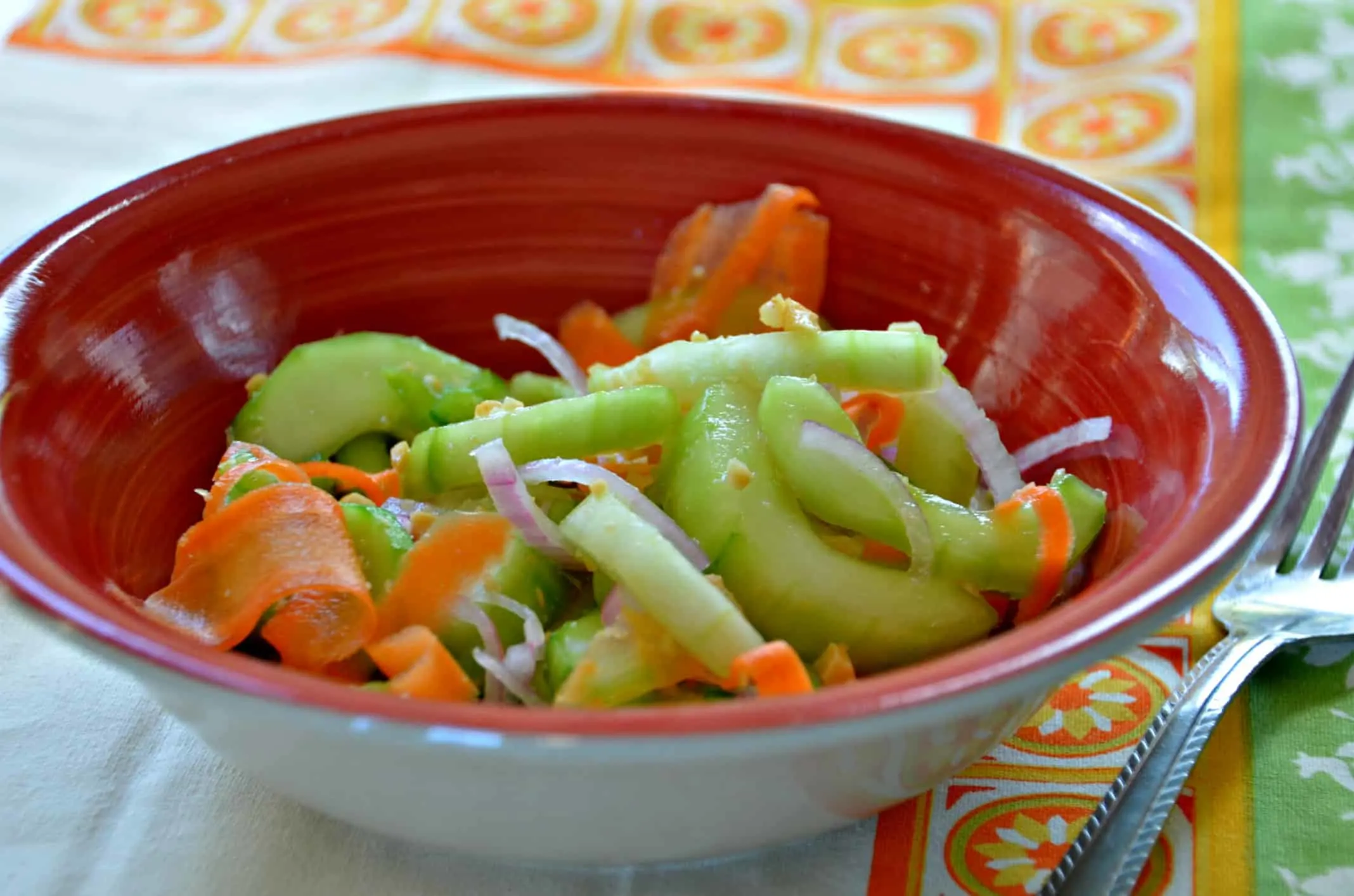 Thai Cucumber salad- Home in the Finger Lakes