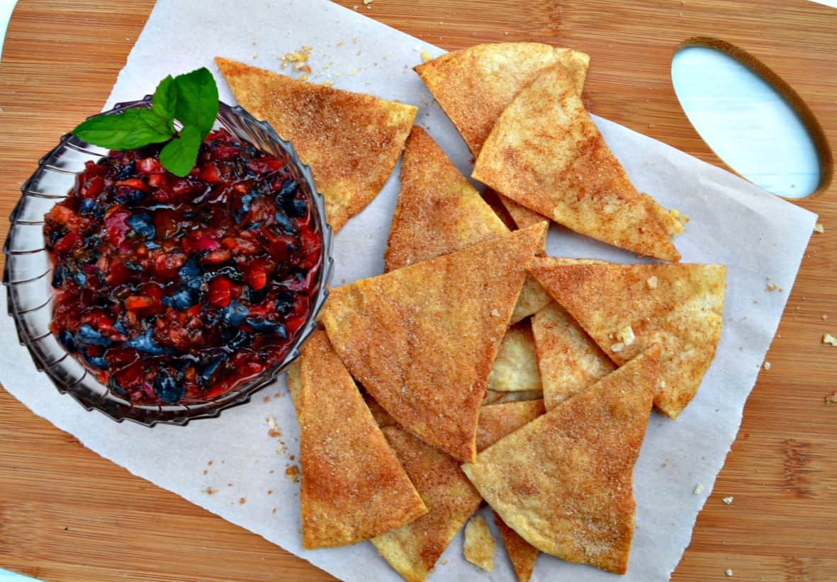 Blueberry Cherry Salsa-Home in the Finger Lakes