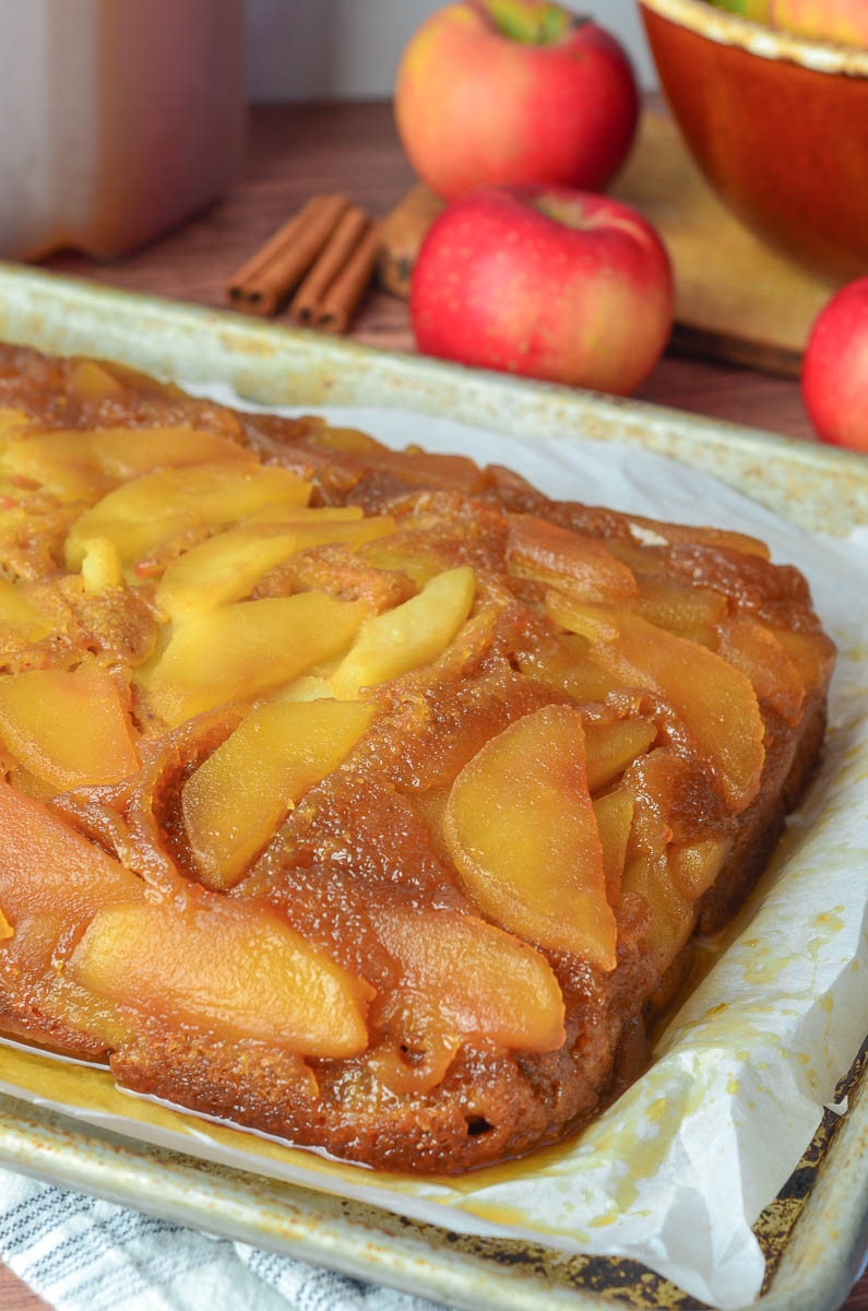Apple Cider Upside Down Cake