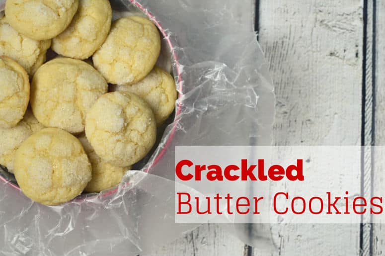 Crackled Butter Cookies