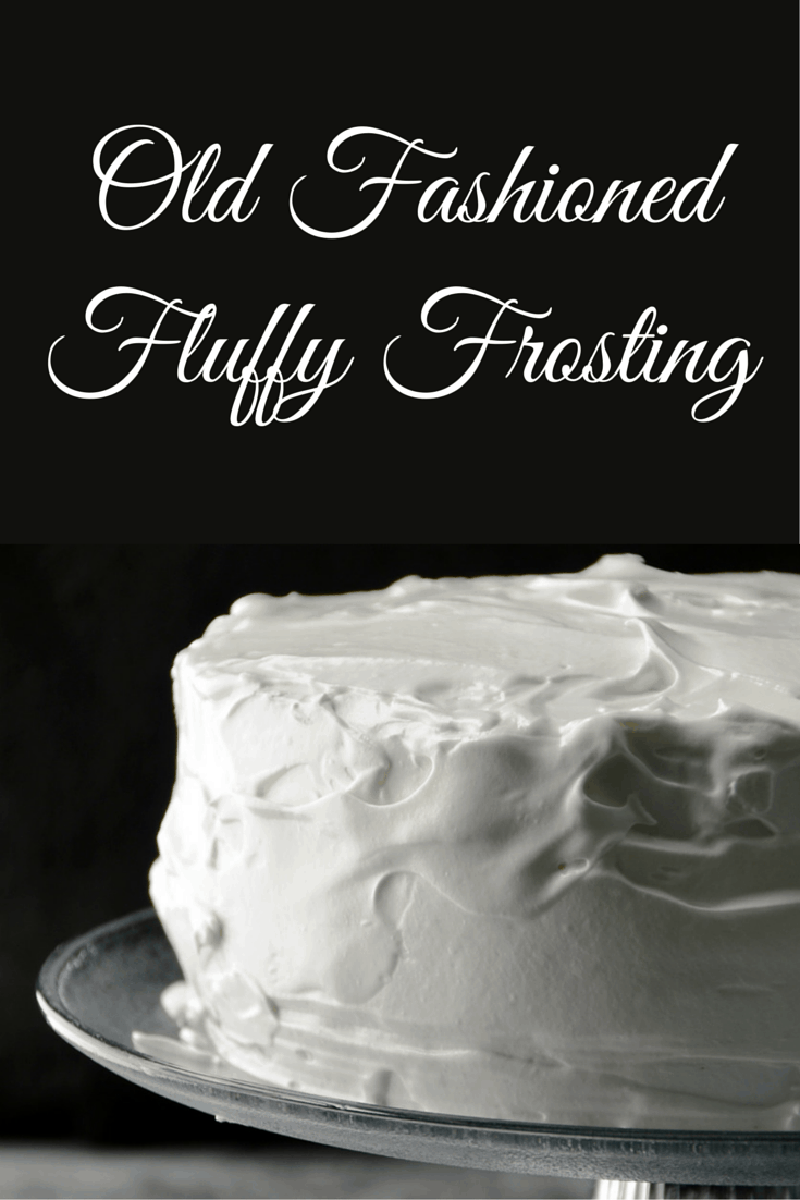 Old Fashioned Fluffy Frosting