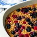 Mixed Berry Baked Oatmeal