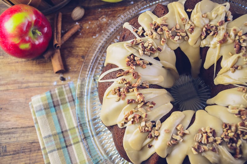 Apple Bundt Cake with Cream Cheese Swirl - Life In The Lofthouse