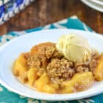 Cinnamon Peach Crisp