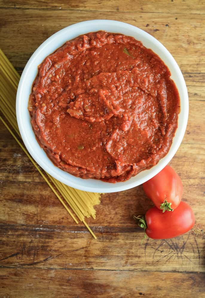 Fresh Oven Roasted Tomato Sauce