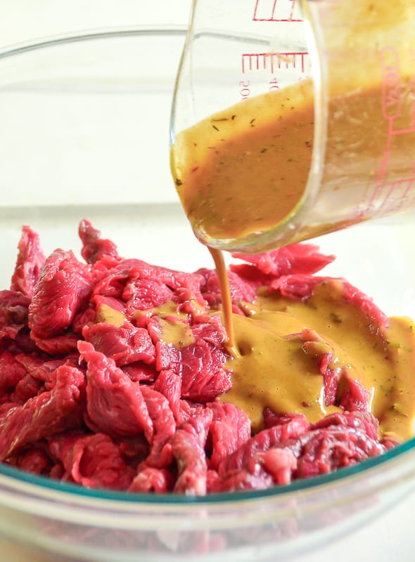 Insanely Delicious (and Quick!) Cheesesteak Sandwich Marinade