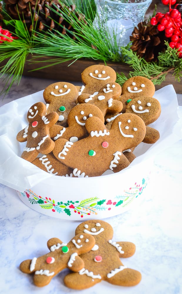 Soft and Chewy Gingerbread Cut-Out Cookies