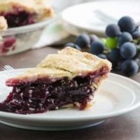 Concord Grape Pie