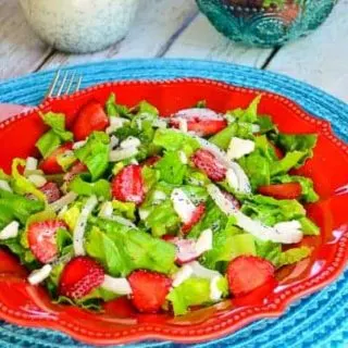 Strawberry and Onion Salad with Poppyseed Dressing