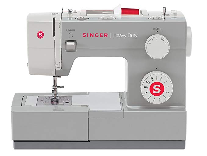 Singer Heavy Duty 4411 Sewing Machine with 11 Built-in Stitches, Metal Frame and Stainless Steel BedPlate, Great for Sewing all Fabrics