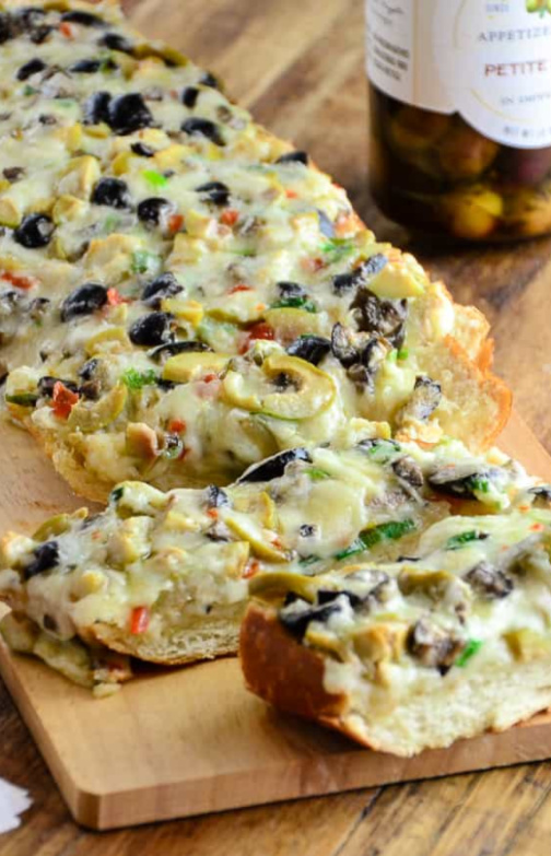 The Ultimate Appetizer: Olive Cheese Bread