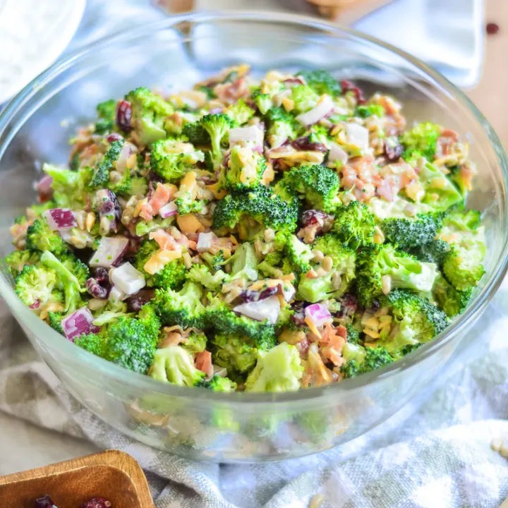 Broccoli Salad With Tangy Dressing