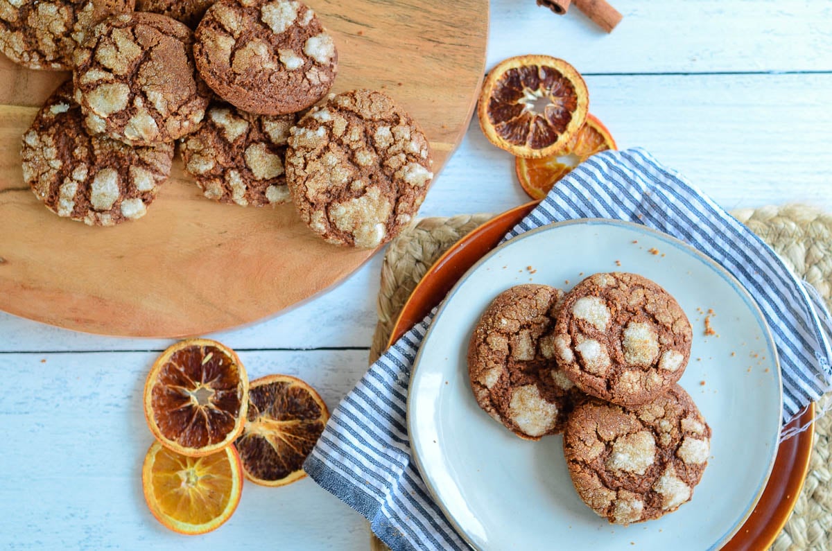 Old Fashioned Spice Crinkle Cookies - Home in the Finger Lakes
